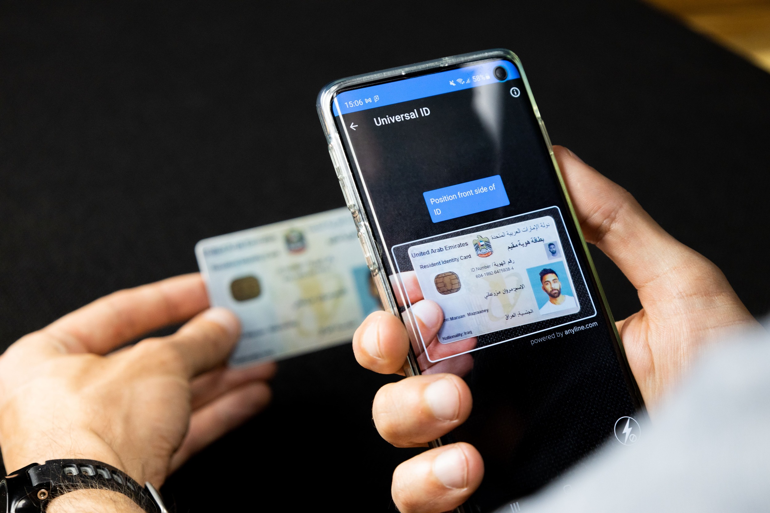 Tunisian ID Card OCR System with Flutter & Python